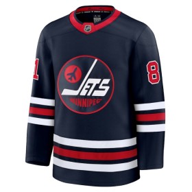 Dresovi Winnipeg Jets 2024-25 Fanatics Premium Kyle Connor Treći Crno - Muške